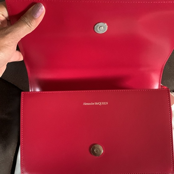 Alexander McQueen Mini The Biker Jeweled Satchel Leather - Picture 14 of 16